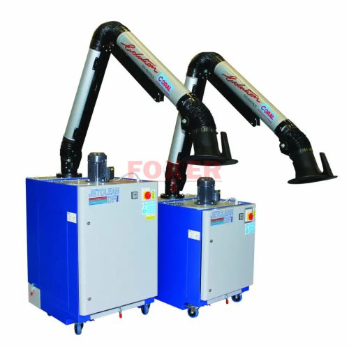 JETCLEAN DF2 W3 1,1kW mobil hegesztési füstelszívó ENS 160/3P elszívókarral