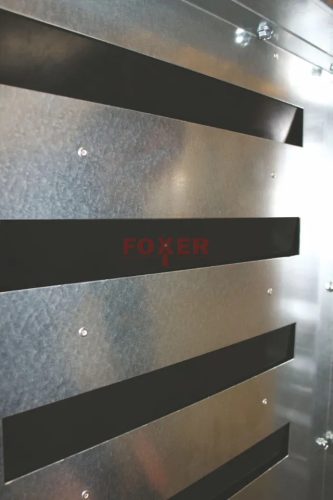 ZINCOCAR elszívófal elülső rácsozata